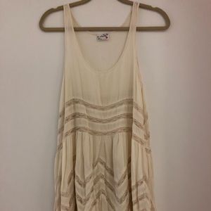 Free People Cream Tunic